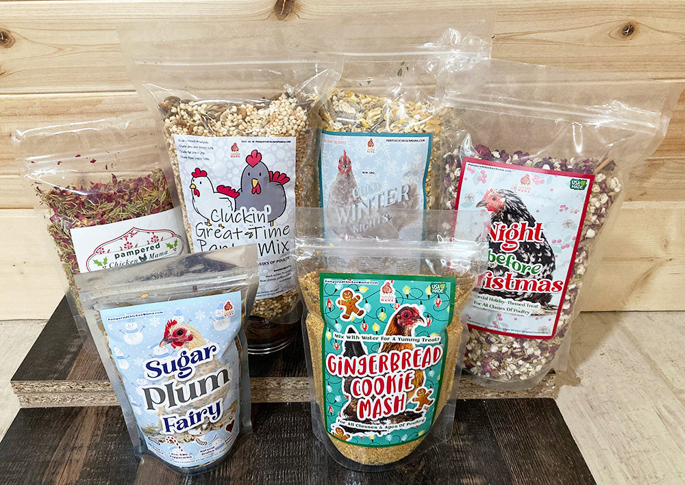 Clucks Of Joy Subscription Box (6 Month Pre-Paid): Pest Control & Non-GMO Treats Delivered Monthly!