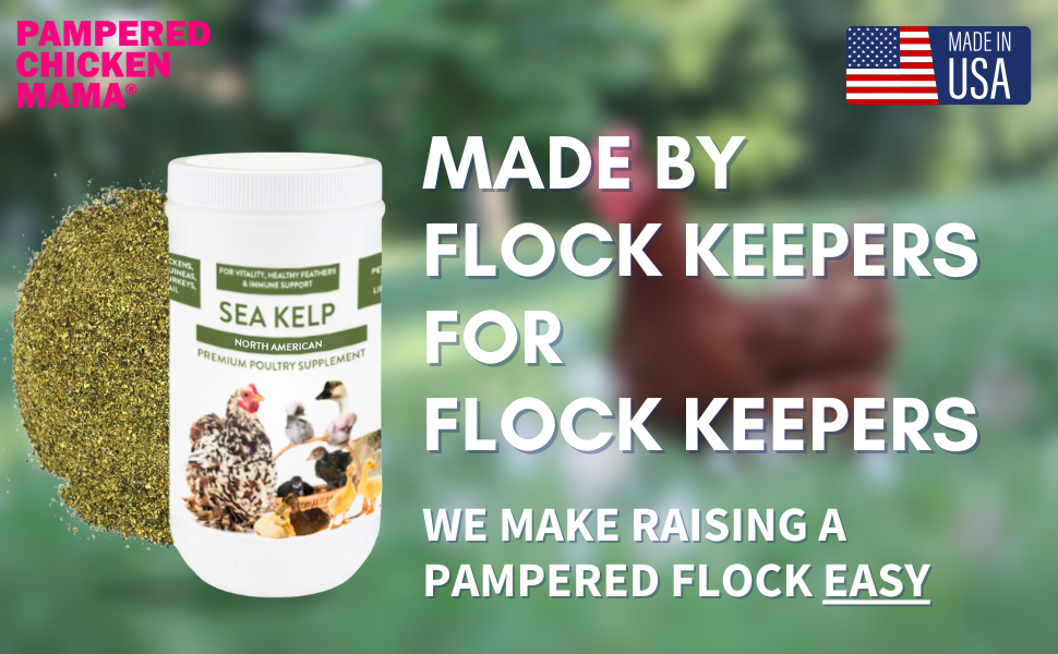 North Atlantic Kelp For Extra Vitamins, Minerals, & Amino Acids For Pet Chickens & Ducks