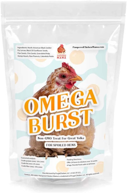 Omega Burst: Omega Rich Treat For Great Eggs & Feathers!