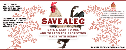 SaveALeg - Herbal Leg Salve For Scaly Leg Mites